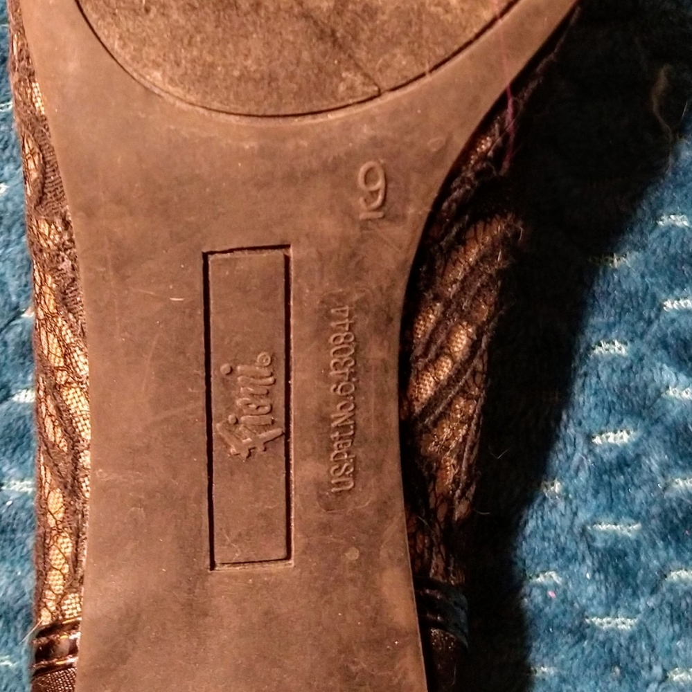 Women's Black Lace Heels